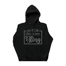 Load image into Gallery viewer, Just A Girl Who Loves Bling Sweatshirt
