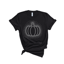 Load image into Gallery viewer, Scattered Pumpkin Bling T-Shirt

