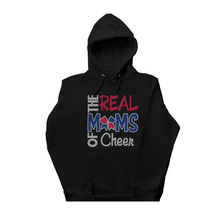 Load image into Gallery viewer, The Real Moms of Cheer Bling Sweatshirt
