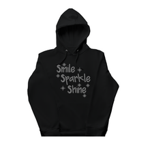 Load image into Gallery viewer, Smile Sparkle Shine Bling Sweatshirt
