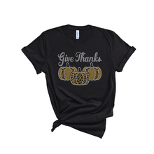 Load image into Gallery viewer, Give Thanks Bling T-Shirt
