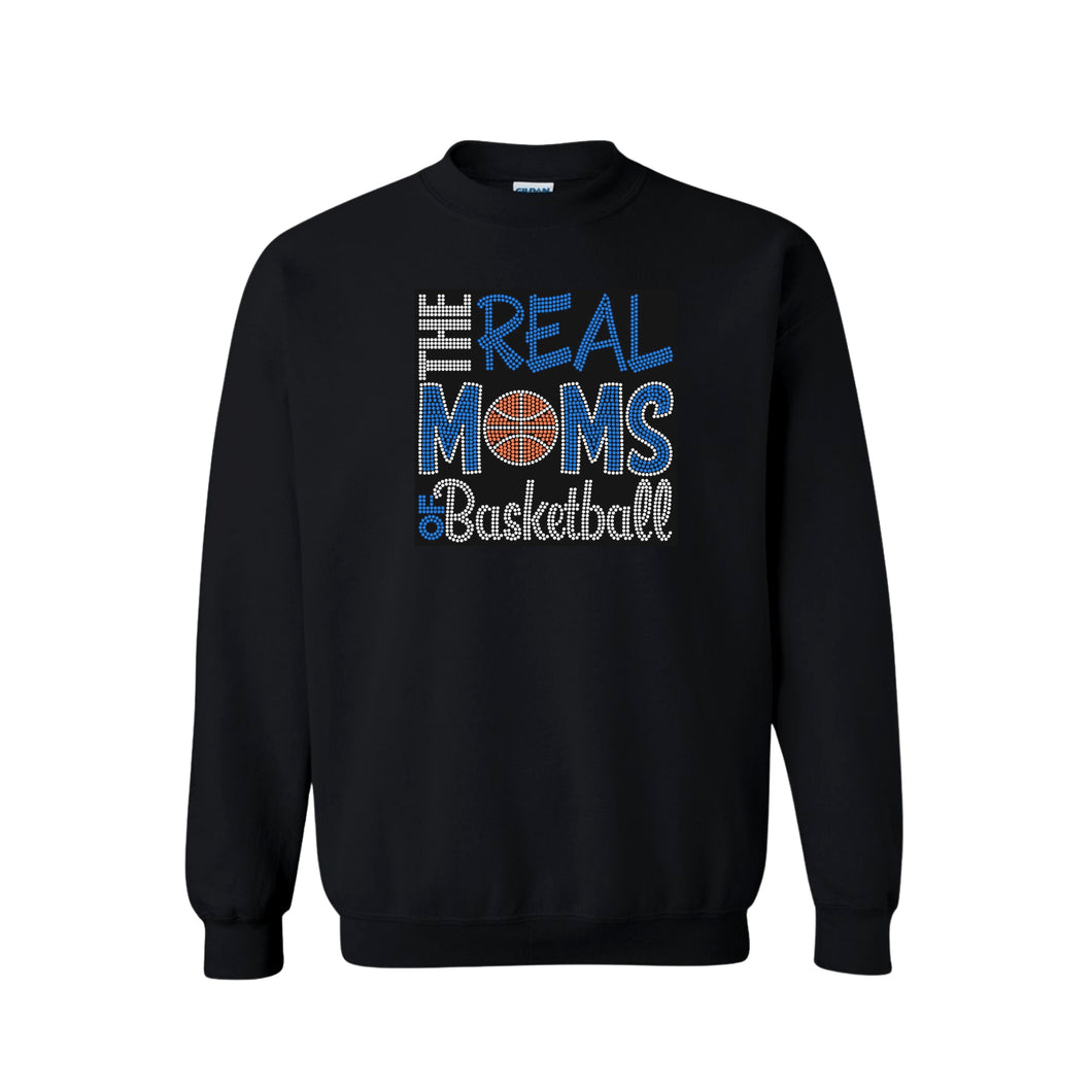 The Real Moms of Basketball Bling Sweatshirt