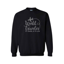 Load image into Gallery viewer, World Traveler Bling Sweatshirt
